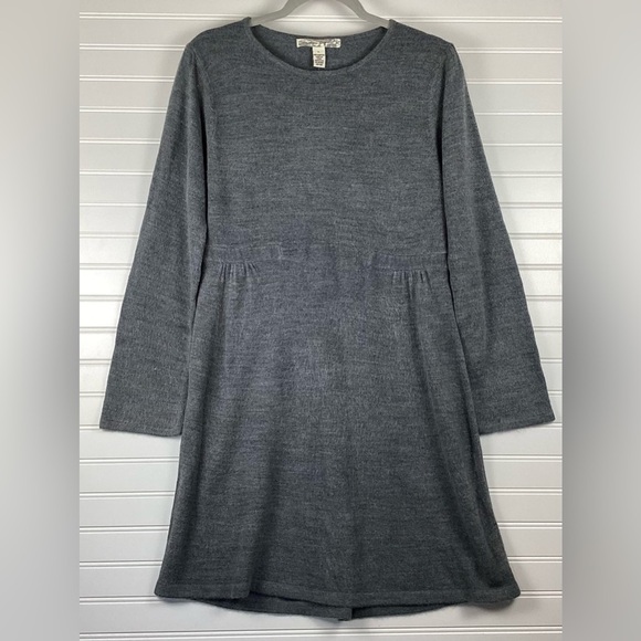 Stephanie Roger’s NWT Gray Sweater Midi Dress Size Large Soft - Picture 1 of 7